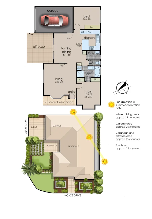 Floorplan 1 of 8 Noel Road, Langwarrin VIC 3910