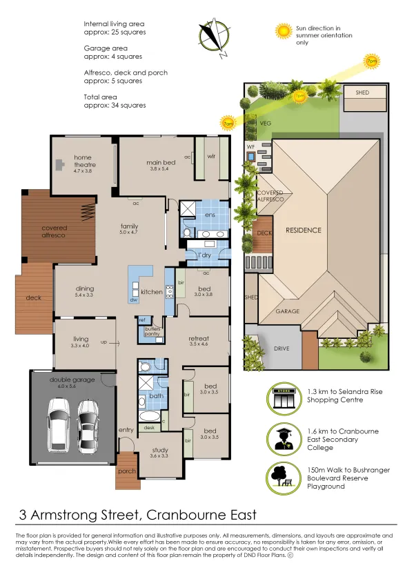 Floorplan 1 of 3 Armstrong Street, Cranbourne East VIC 3977