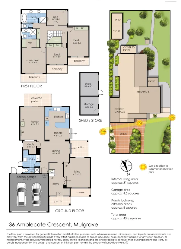 Floorplan 1 of 36 Amblecote Crescent, Mulgrave VIC 3170