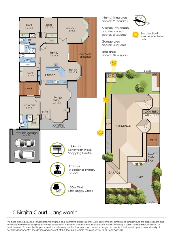 Floorplan 1 of 5 Birgita Court, Langwarrin VIC 3910