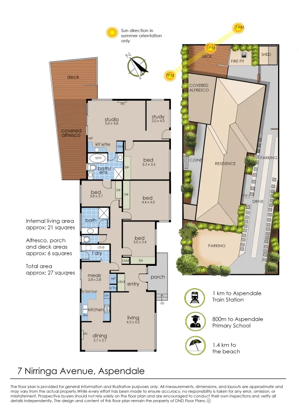 Floorplan 1 of 7 Nirringa Avenue, Aspendale VIC 3195