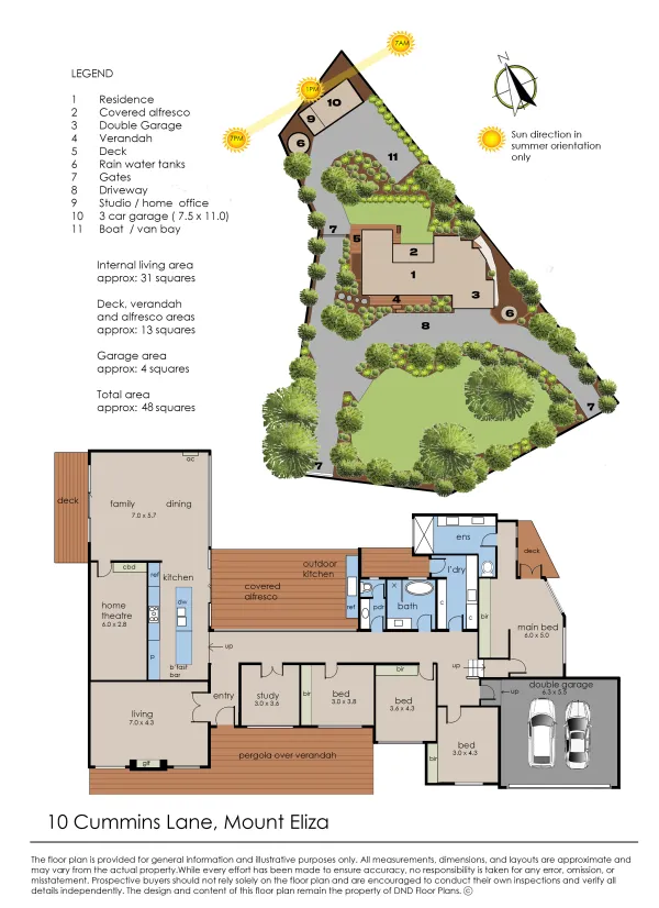 Floorplan 1 of 10 Cummins  Lane, Mount Eliza VIC 3930