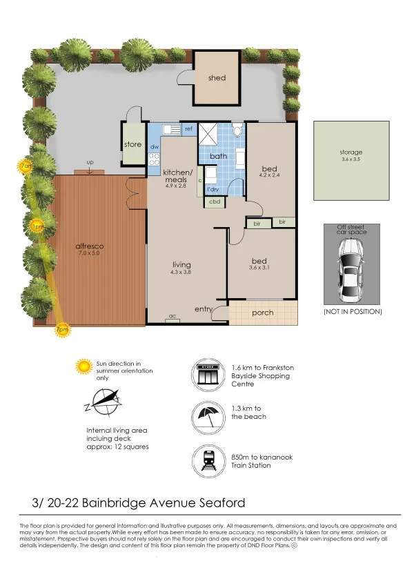 Floorplan 1 of 3/20-22 Bainbridge Avenue, Seaford VIC 3198