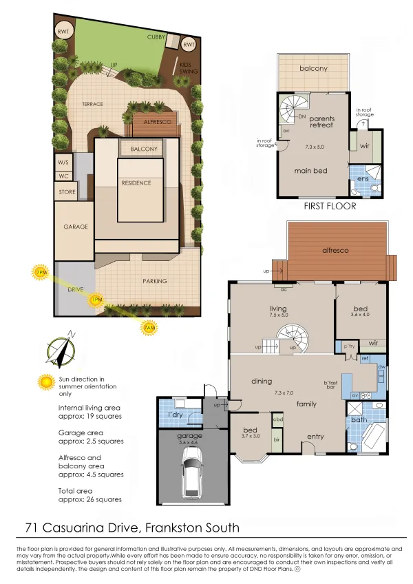 Floorplan 1 of 71 Casuarina Drive, Frankston South VIC 3199