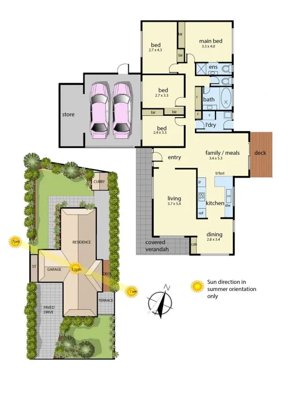 Floorplan 1 of 34 Casuarina Drive, Frankston South VIC 3199