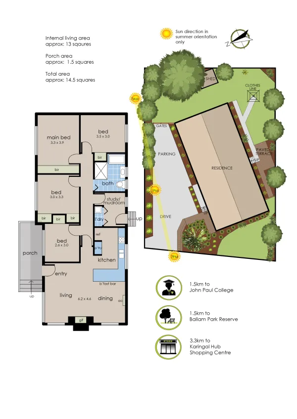 Floorplan 1 of 32 Golconda Avenue, Frankston VIC 3199